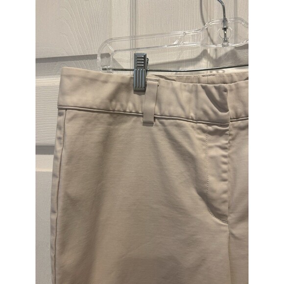 VTG Ann Taylor Women's Beige Business Casual Pants Size 12 Slacks Cotton Spandex - Picture 2 of 8